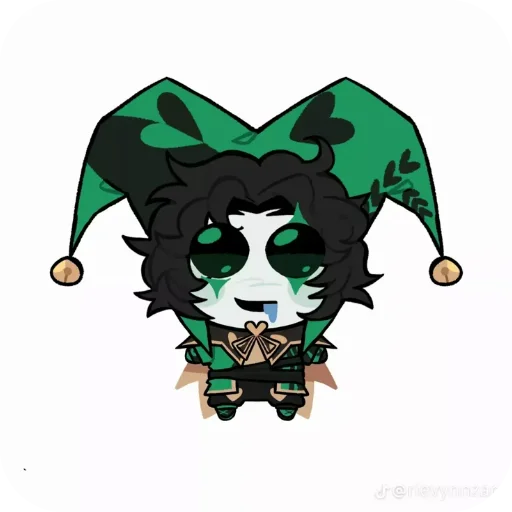 💚 Стикер «Harlequin The Freak Circus» для Telegram