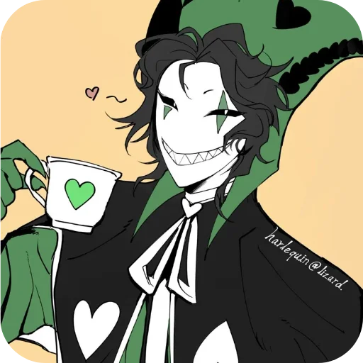 💚 Стикер «Harlequin The Freak Circus» для Telegram