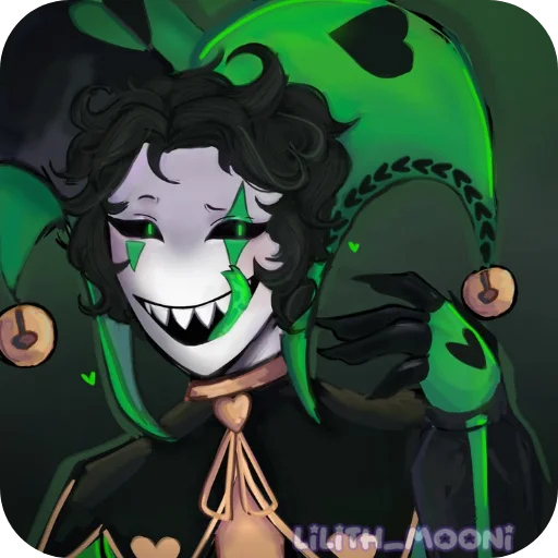 💚 Стикер «Harlequin The Freak Circus» для Telegram