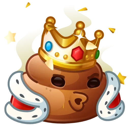 💩 Стикер «Happy Brownie» для Telegram