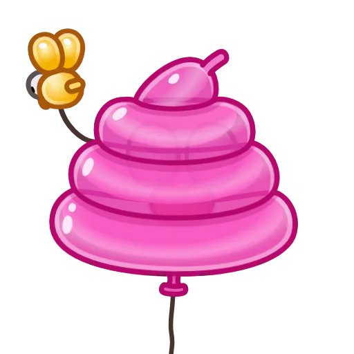 💩 Стикер «Happy Brownie» для Telegram