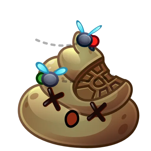 💩 Стикер «Happy Brownie» для Telegram