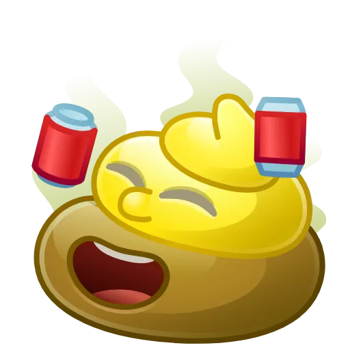 💩 Стикер «Happy Brownie» для Telegram