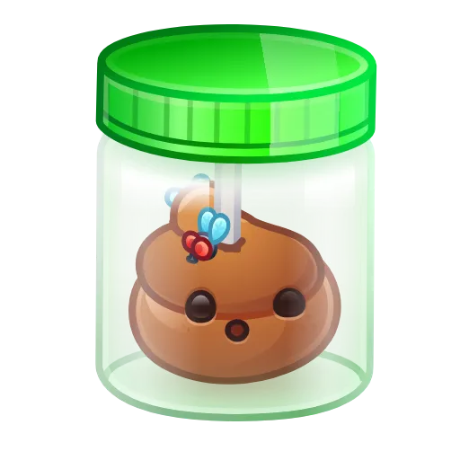 💩 Стикер «Happy Brownie» для Telegram
