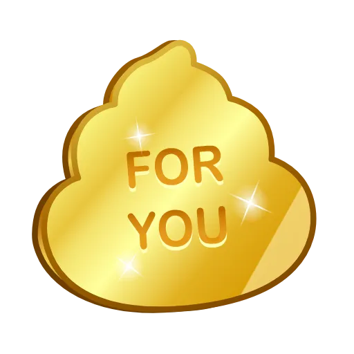 💩 Стикер «Happy Brownie» для Telegram