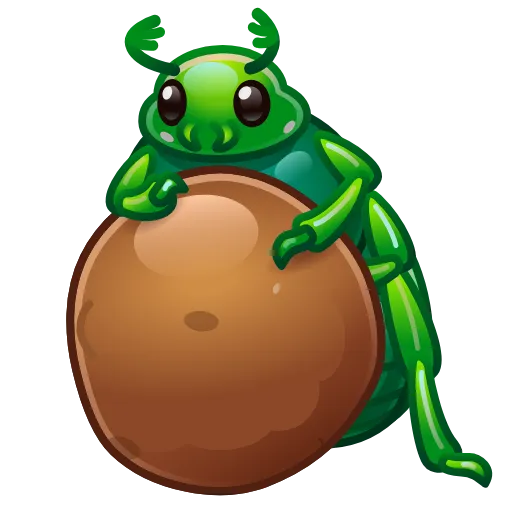 💩 Стикер «Happy Brownie» для Telegram