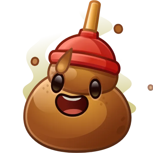 💩 Стикер «Happy Brownie» для Telegram