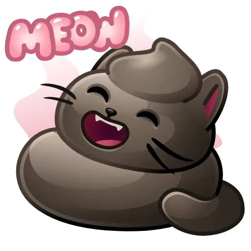 💩 Стикер «Happy Brownie» для Telegram