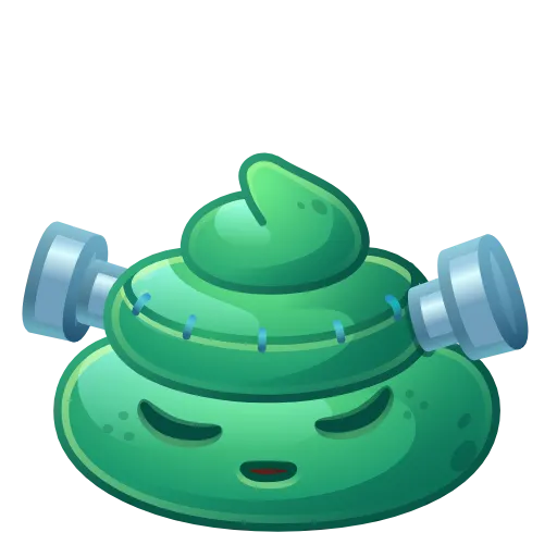 💩 Стикер «Happy Brownie» для Telegram