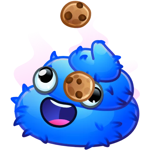 💩 Стикер «Happy Brownie» для Telegram