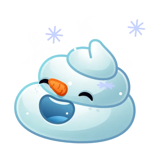 💩 Стикер «Happy Brownie» для Telegram