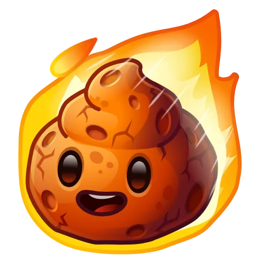 💩 Стикер «Happy Brownie» для Telegram