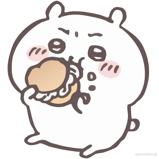 🤩 Стикер «Nanka Chiisakute Chiikawa» для Telegram