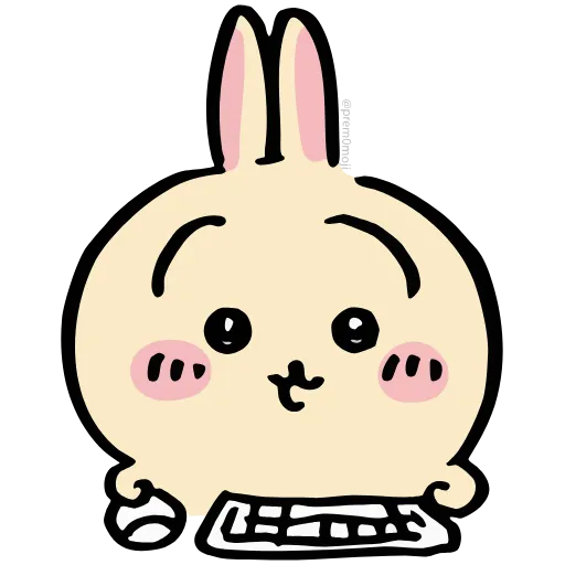 🤩 Стикер «Nanka Chiisakute Chiikawa» для Telegram