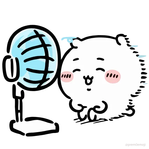 🤩 Стикер «Nanka Chiisakute Chiikawa» для Telegram