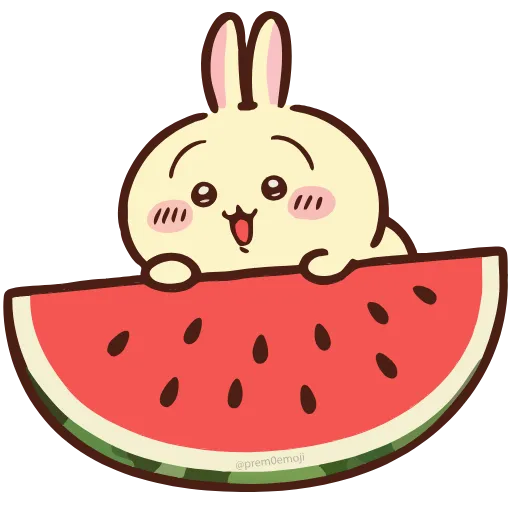 🤩 Стикер «Nanka Chiisakute Chiikawa» для Telegram