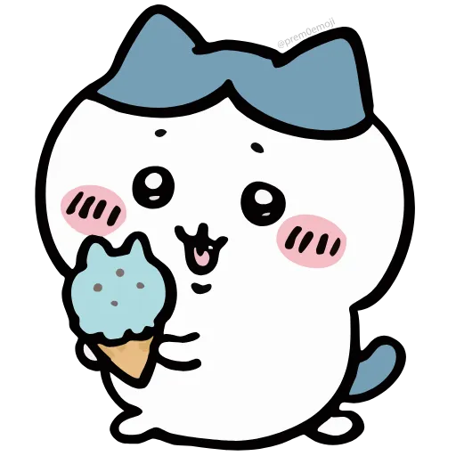 🤩 Стикер «Nanka Chiisakute Chiikawa» для Telegram