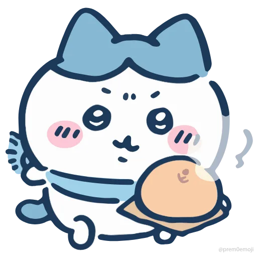 🤩 Стикер «Nanka Chiisakute Chiikawa» для Telegram