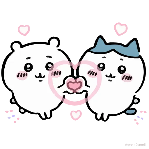 🤩 Стикер «Nanka Chiisakute Chiikawa» для Telegram