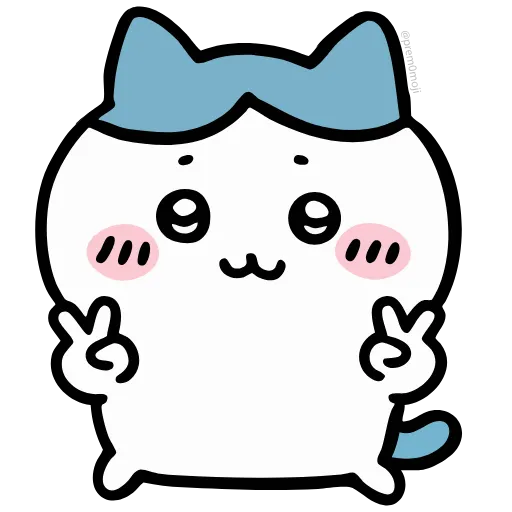 🤩 Стикер «Nanka Chiisakute Chiikawa» для Telegram