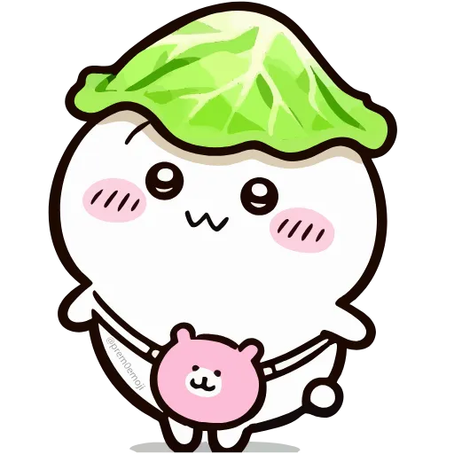 🤩 Стикер «Nanka Chiisakute Chiikawa» для Telegram