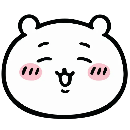 🤩 Стикер «Nanka Chiisakute Chiikawa» для Telegram