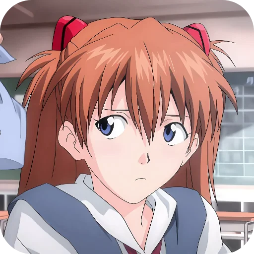 😕 Стикер «Neon Genesis Evangelion» для Telegram