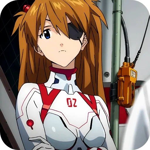 😒 Стикер «Neon Genesis Evangelion» для Telegram