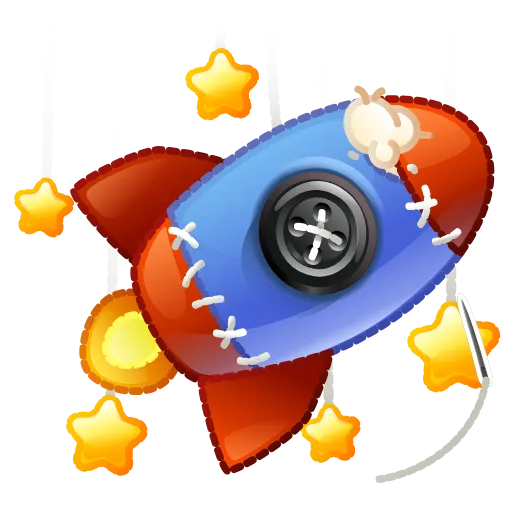 🚀 Эмодзи «Stellar Rocket» для Telegram