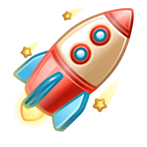 🚀 Эмодзи «Stellar Rocket» для Telegram