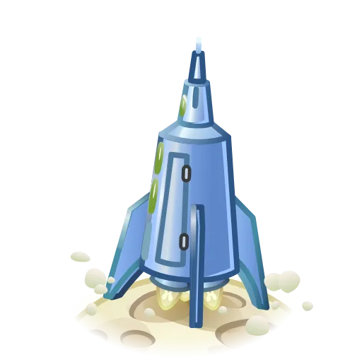 🚀 Эмодзи «Stellar Rocket» для Telegram