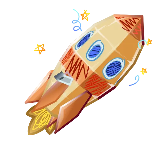 🚀 Эмодзи «Stellar Rocket» для Telegram