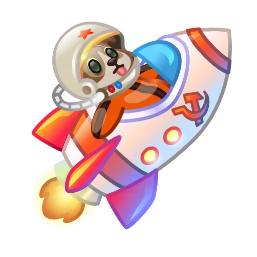 🚀 Эмодзи «Stellar Rocket» для Telegram