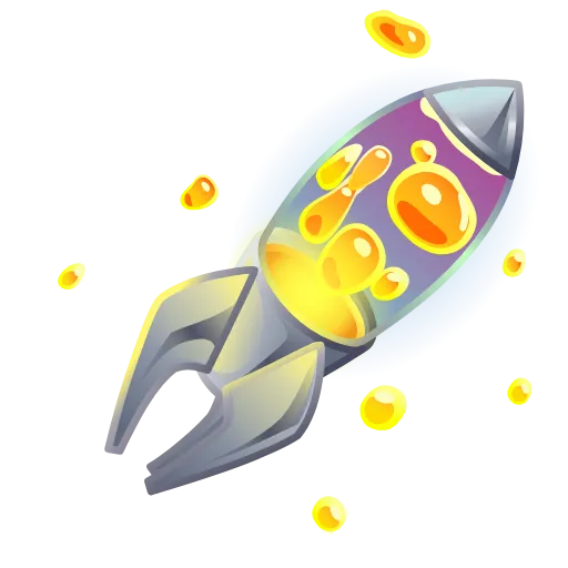 🚀 Эмодзи «Stellar Rocket» для Telegram