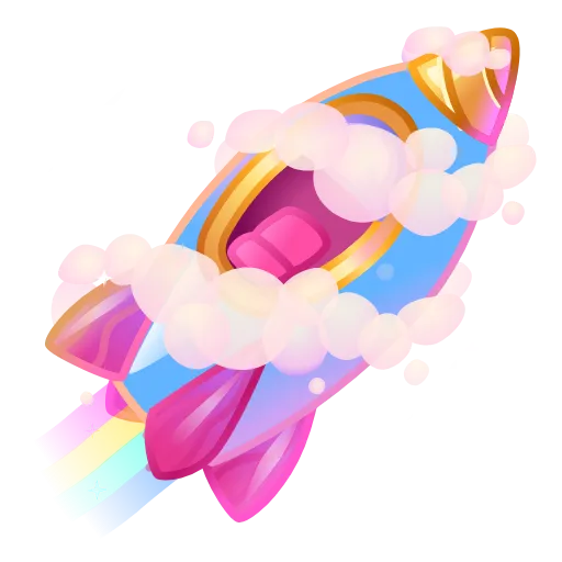 🚀 Эмодзи «Stellar Rocket» для Telegram