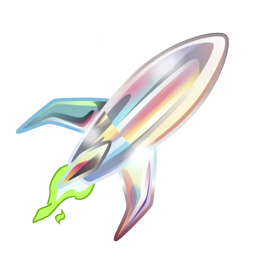 🚀 Эмодзи «Stellar Rocket» для Telegram
