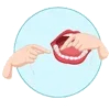 🤩 Эмодзи «Дантист» для Telegram