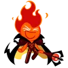 🔥 Эмодзи «Fire Spirit Cookie» для Telegram