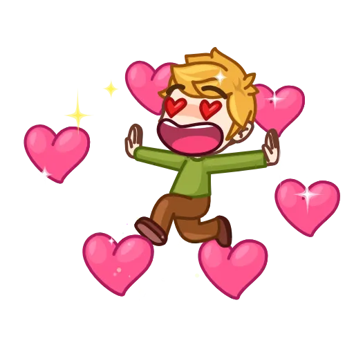 💕 Эмодзи «Love Story» для Telegram