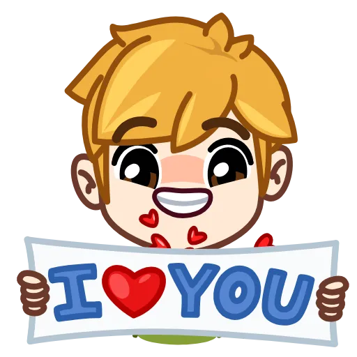 😚 Эмодзи «Love Story» для Telegram