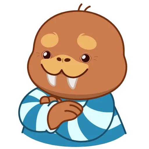 🤩 Эмодзи «Моржик» для Telegram