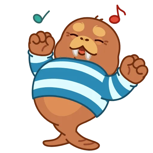 🤩 Эмодзи «Моржик» для Telegram