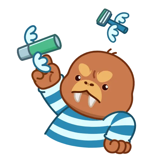 🤩 Эмодзи «Моржик» для Telegram