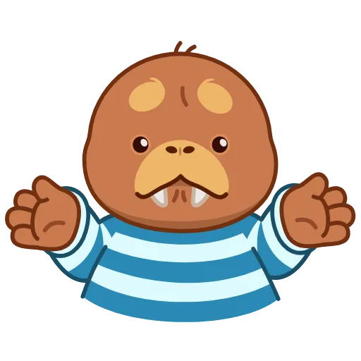 🤩 Эмодзи «Моржик» для Telegram