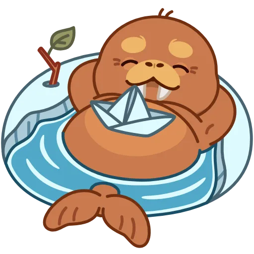 🤩 Эмодзи «Моржик» для Telegram