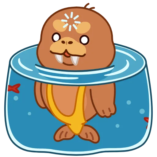 🤩 Эмодзи «Моржик» для Telegram