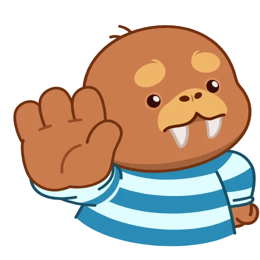 🤩 Эмодзи «Моржик» для Telegram