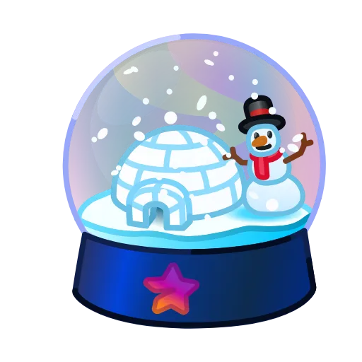 ™️ Стикер «Snow Vibe» для Telegram