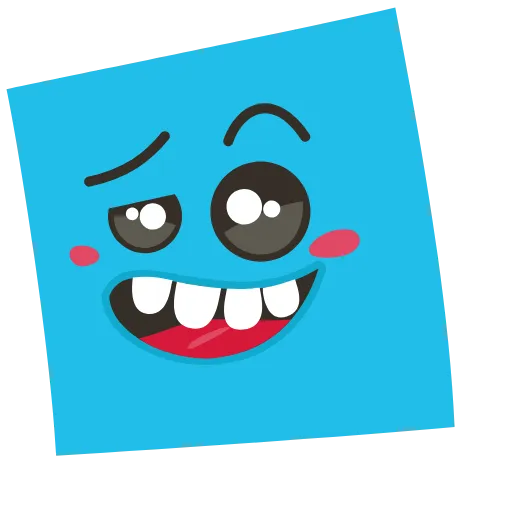 🥴 Стикер «Sticky Squares» для Telegram