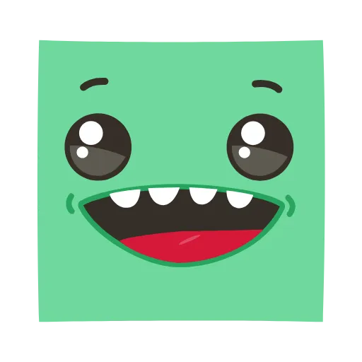 😘 Эмодзи «Sticky Squares Emoji» для Telegram